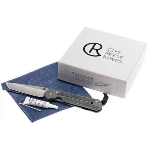 Складной нож Chris Reeve Large Sebenza 21 Tanto фото 10