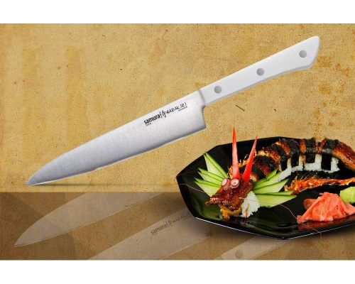 2011 Samura Нож кухонный универсальный &HARAKIRI& (SHR-0023W) 150 мм