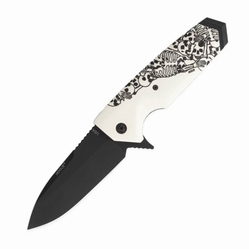 3810 Hogue EX-02 Spear Point Skulls & Bones 3810 Hogue EX-02 Spear Point Skulls & Bones