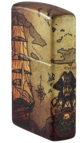 499 ZIPPO Зажигалка ZIPPO Pirate Ship Design White Matte фото 3