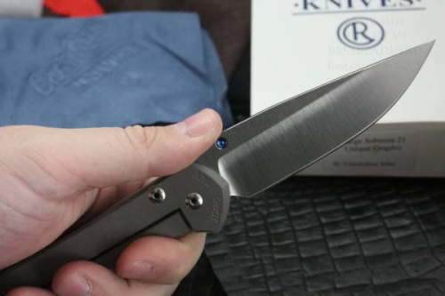 3810 Chris Reeve Large Sebenza 21 Almandine Cabochon фото 7