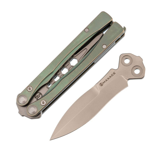 78 Maxace Knife Нож-со сменным лезвием Loran Green фото 6