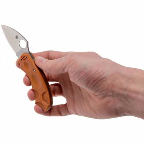 Складной нож Spyderco Meerkat ORANGE 64JPBORE фото 10