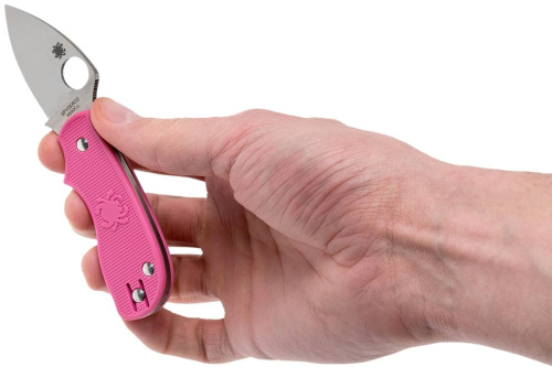 147 Spyderco Нож складной Squeak Pink154PPN фото 9