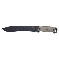  нож с фиксированным клинком Ontario "NS-9 Black Canvas Micarta Handle"