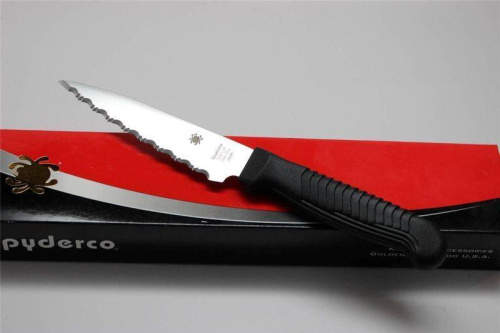 2011 Spyderco Нож кухонный универсальный Spyderco Utility Knife K05SPBK фото 8