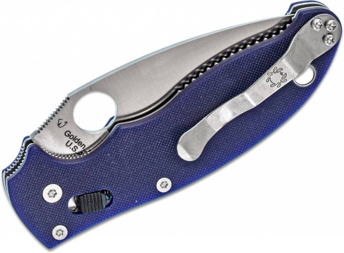 Складной нож Spyderco Manix 2 Blue 101GPDBL2 фото 4
