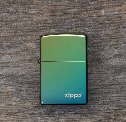 499 ZIPPO ЗажигалкаLogo Classic с покрытием High Polish Teal фото 5